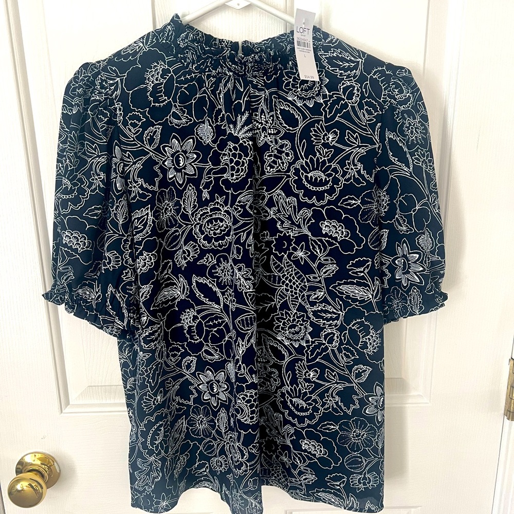 Loft 3/4 Sleeve Blouse